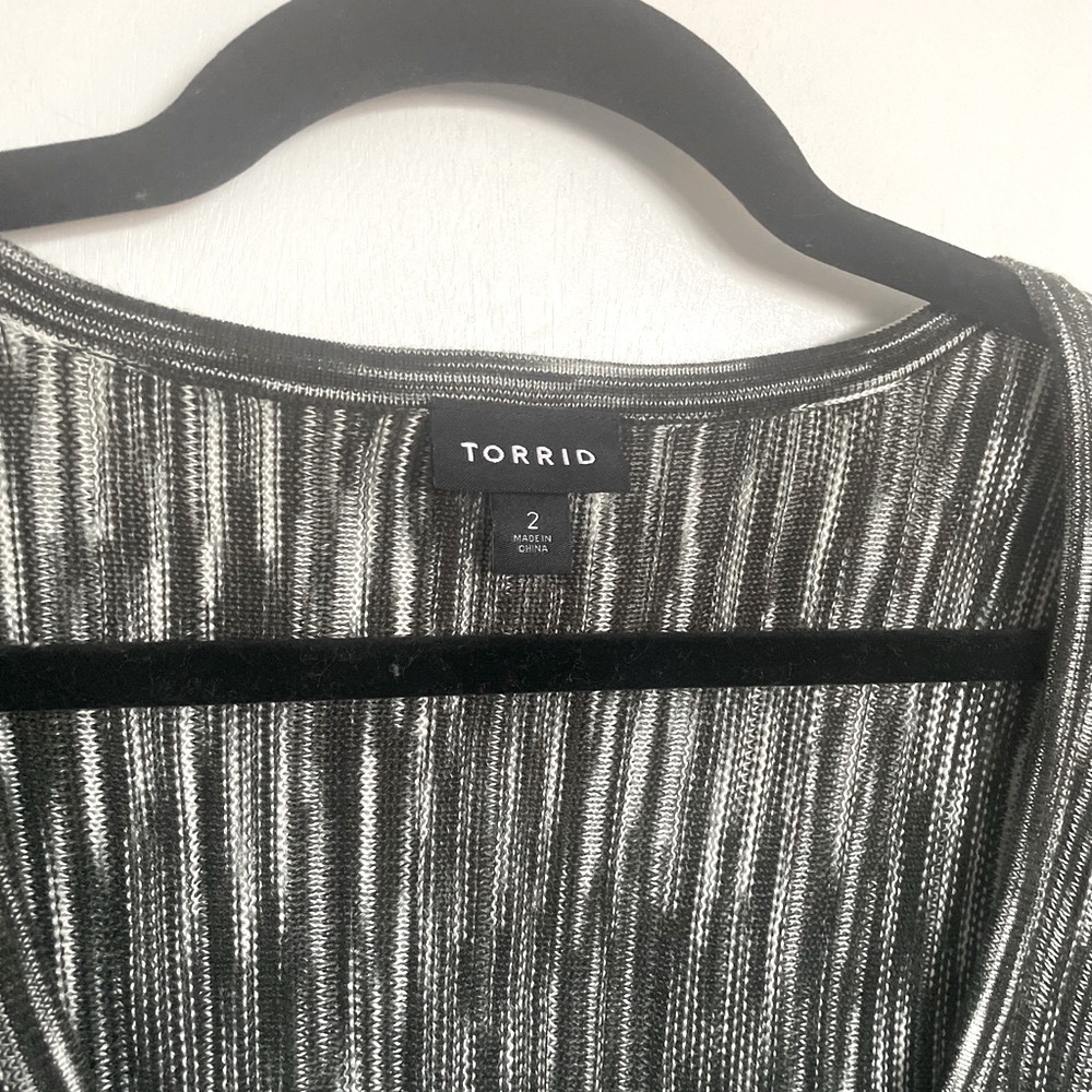 Torrid Scoop Neck Marble Flare Dress - Size 2X - Picture 7 of 16